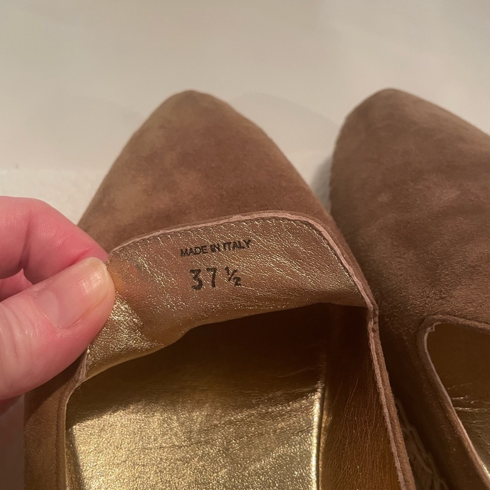 Prada Tan Suede Women's Flats